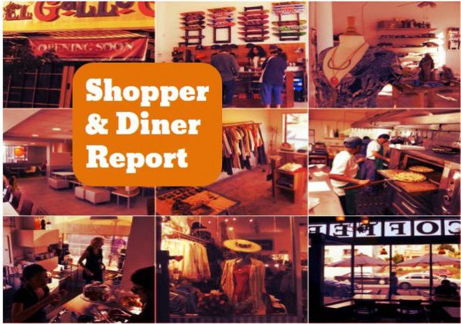 Shopper and Diner collage
